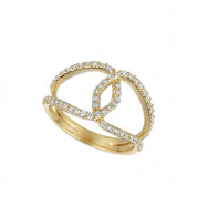Jewelmi Custom 14k Yellow Gold Diamond Ring