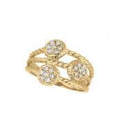Jewelmi Custom 14k Yellow Gold Diamond Ring