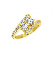 Jewelmi Custom 14k Yellow Gold Diamond Ring