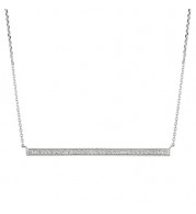 Jewelmi Custom 14k White Gold Diamond Necklace
