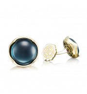 Tacori 18k Yellow Gold Retro Classic Gemstone Men's Cuffink - MCL111Y37