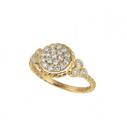 Jewelmi Custom 14k Yellow Gold Diamond Ring
