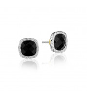 Tacori Sterling Silver Crescent Embrace Gemstone Stud Earring - SE24719