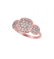 Jewelmi Custom 14k Rose Gold Diamond Ring