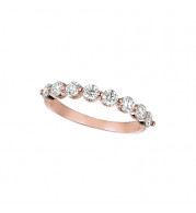 Jewelmi Custom 14k Rose Gold Diamond Ring