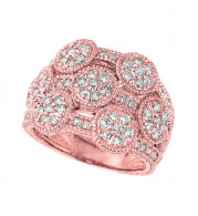 Jewelmi Custom 14k Rose Gold Diamond Ring