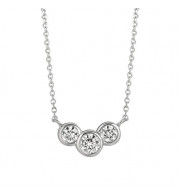 Jewelmi Custom 14k White Gold Diamond Necklace