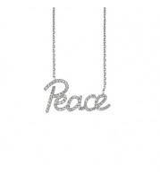 Jewelmi Custom 14k White Gold Diamond Necklace