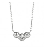 Jewelmi Custom 14k White Gold Diamond Necklace