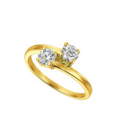 Jewelmi Custom 14k Yellow Gold Diamond Ring
