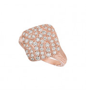 Jewelmi Custom 14k Rose Gold Diamond Ring