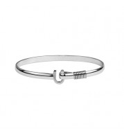 Caribbean Hook White Titanium  Hook Bracelet