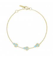 Tacori 14k Yellow Gold Petite Gemstones Women's Bracelet - SB22948FY