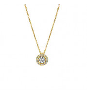 Jewelmi Custom 14k Yellow Gold Diamond Necklace