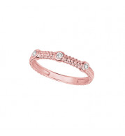 Jewelmi Custom 14k Rose Gold Diamond Ring