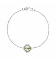 Tacori Sterling Silver Crescent Embrace Gemstone Women's Bracelet - SB22312