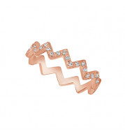 Jewelmi Custom 14k Rose Gold Diamond Ring