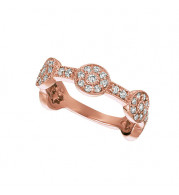 Jewelmi Custom 14k Rose Gold Diamond Ring