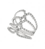 Jewelmi Custom 14k White Gold Diamond Ring