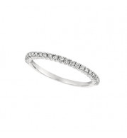 Jewelmi Custom 14k White Gold Diamond Stackables Ring