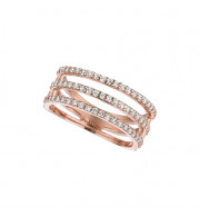 Jewelmi Custom 14k Rose Gold Diamond Ring