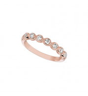 Jewelmi Custom 14k Rose Gold Diamond Ring