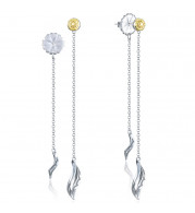 Tacori Sterling Silver Crescent Cove Drop Earring - SE237