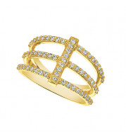 Jewelmi Custom 14k Yellow Gold Diamond Ring