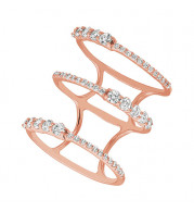 Jewelmi Custom 14k Rose Gold Diamond Ring