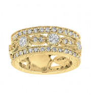 Jewelmi Custom 14k Yellow Gold Diamond Ring