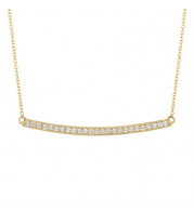 Jewelmi Custom 14k Yellow Gold Diamond Necklace
