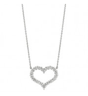 Jewelmi Custom 14k White Gold Diamond Necklace