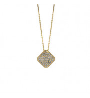 Jewelmi Custom 14k Yellow Gold Diamond Necklace