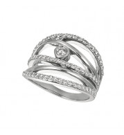 Jewelmi Custom 14k White Gold Diamond Ring