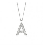 Jewelmi Custom 14k White Gold Diamond Necklace