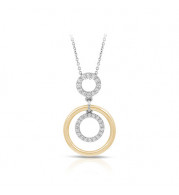 Belle Etoile Concentra Two Tone Pendant