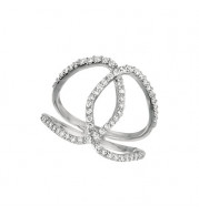 Jewelmi Custom 14k White Gold Diamond Ring