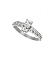 Jewelmi Custom 14k White Gold Diamond Ring