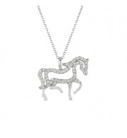 Jewelmi Custom 14k White Gold Diamond Necklace