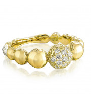 Tacori 18k Yellow Gold Sonoma Mist Diamond Men's Ring - SR211Y