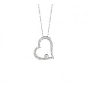 Jewelmi Custom 14k White Gold Diamond Necklace