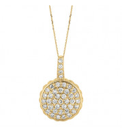 Jewelmi Custom 14k Yellow Gold Diamond Necklace