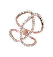 Jewelmi Custom 14k Rose Gold Diamond Ring