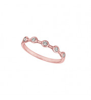 Jewelmi Custom 14k Rose Gold Diamond Ring