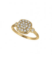 Jewelmi Custom 14k Yellow Gold Diamond Ring