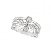 Jewelmi Custom 14k White Gold Diamond Ring