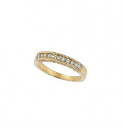 Jewelmi Custom 14k Yellow Gold Diamond Stackable Ring