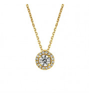 Jewelmi Custom 14k Yellow Gold Diamond Necklace