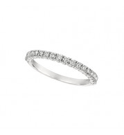 Jewelmi Custom 14k White Gold Diamond Stackables Ring