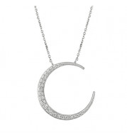Jewelmi Custom 14k White Gold Diamond Necklace